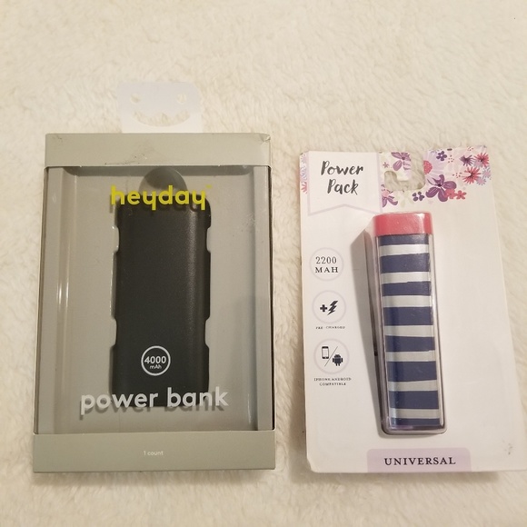 heyday Cell Phones & Accessories Heyday Portable Chargers Bundle Of